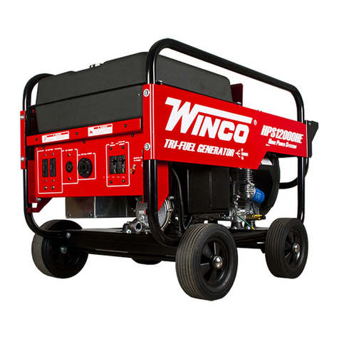 Winco Home power HPS12000HE Setup guide