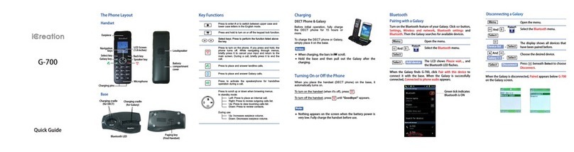 iCreation G-700 User manual