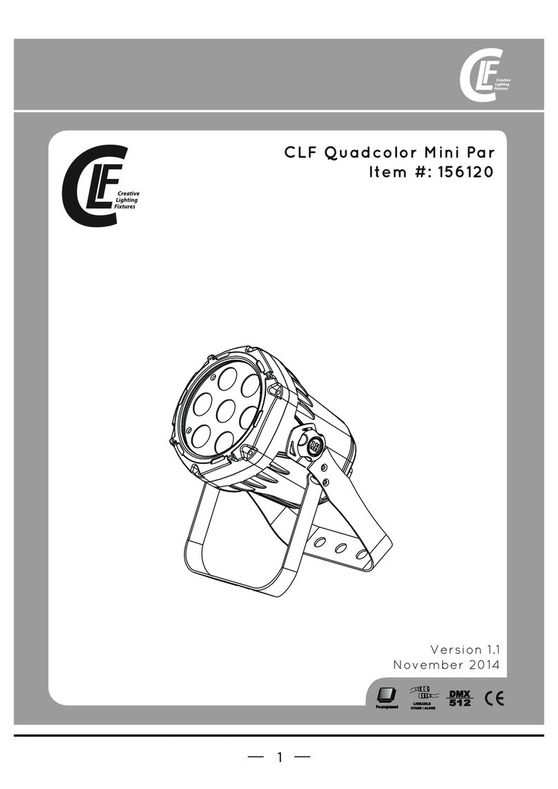 CLF Quadcolor Mini Par 156120 user manual