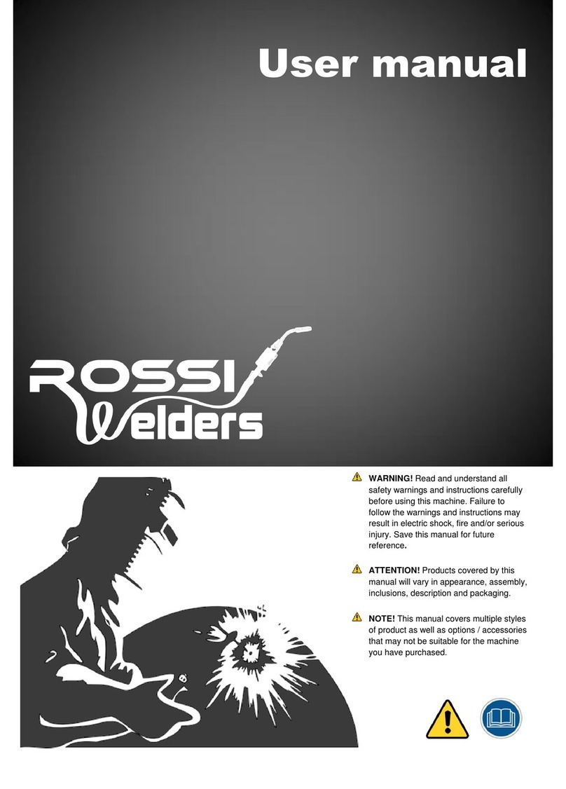 Rossi Welders WLDMIG195RSSACAA user manual