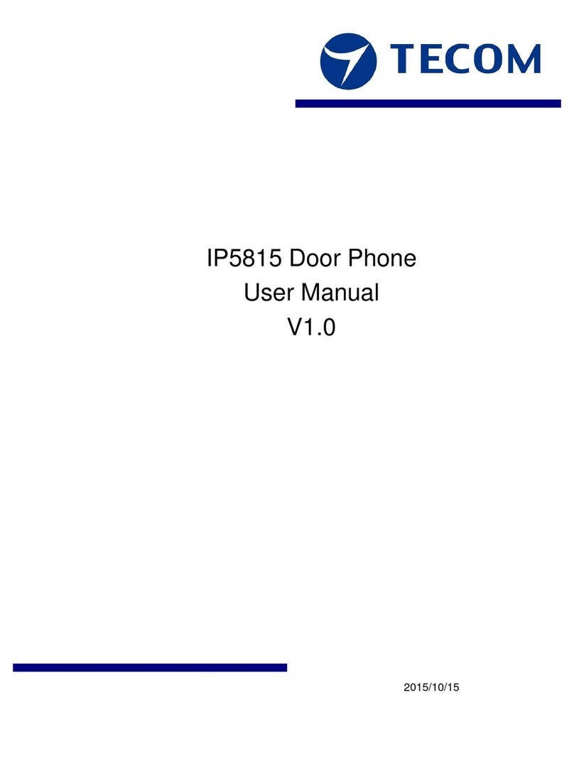 TECOM IP5815 user manual