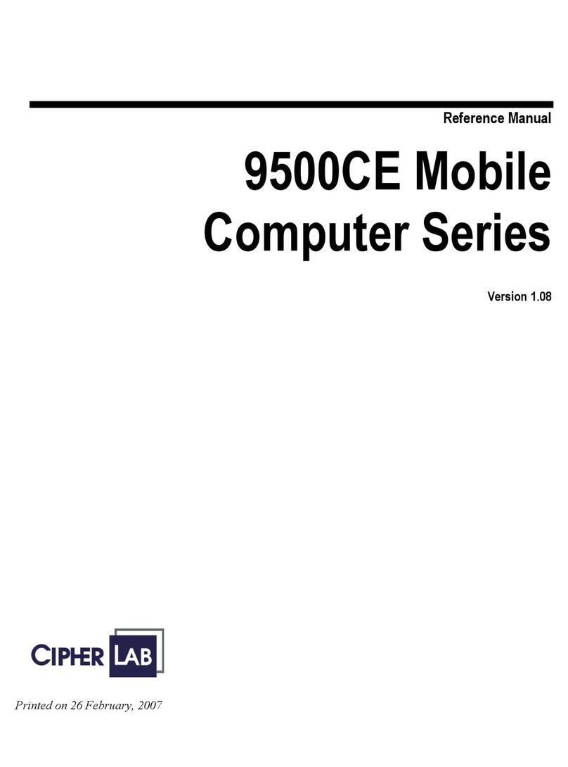 CipherLab 9500CE Series Reference manual