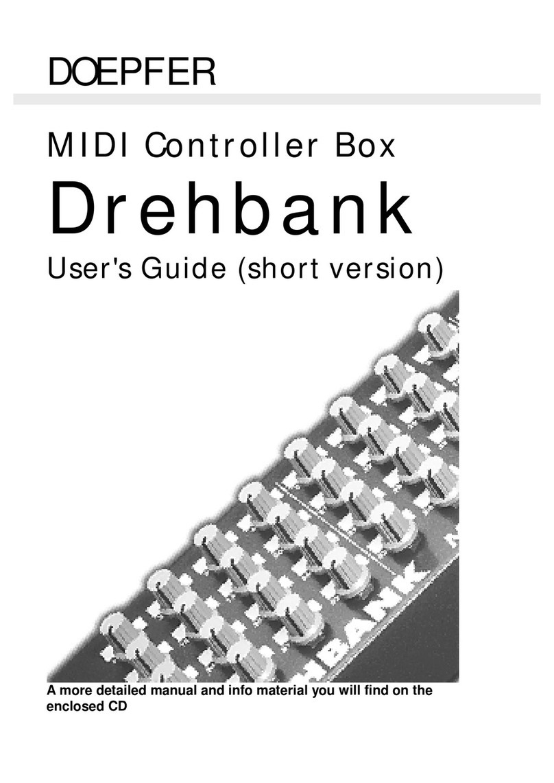 DOEPFER Drehbank user guide