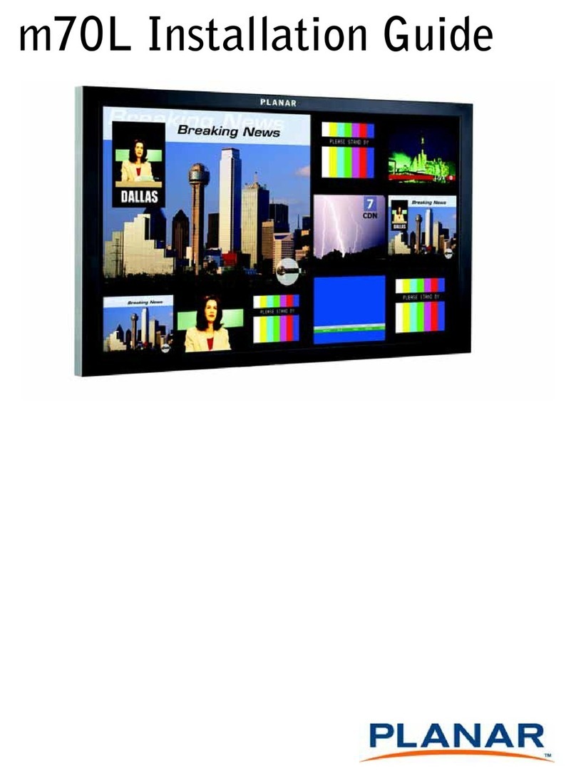 Planar m70L User manual