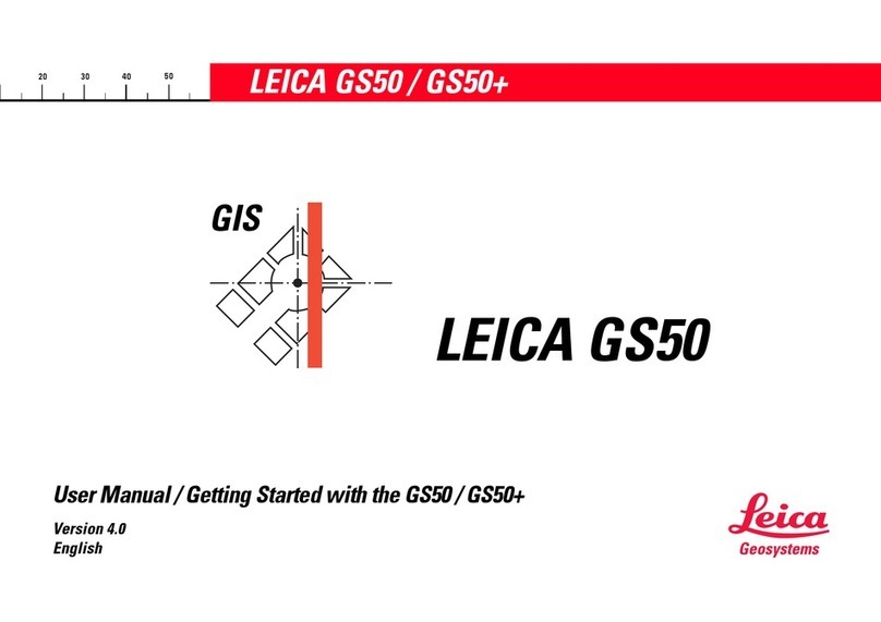 Leica GS50 User manual