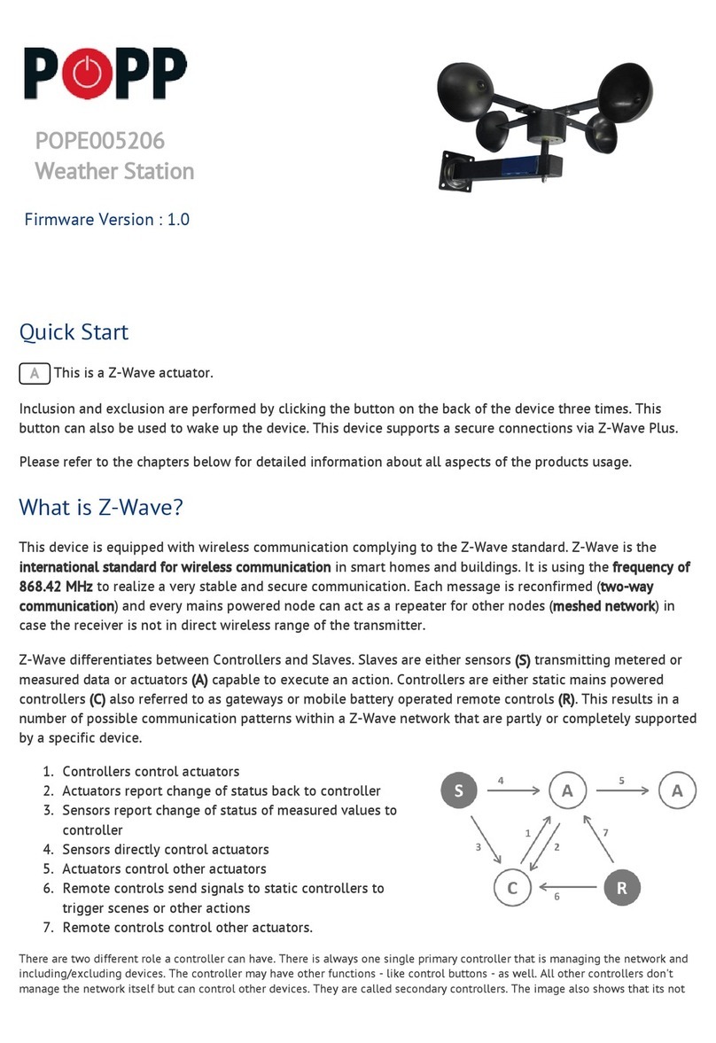 Popp POPE005206 quick start guide