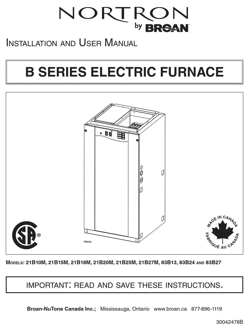 Nortron 21B10M Installation and user manual