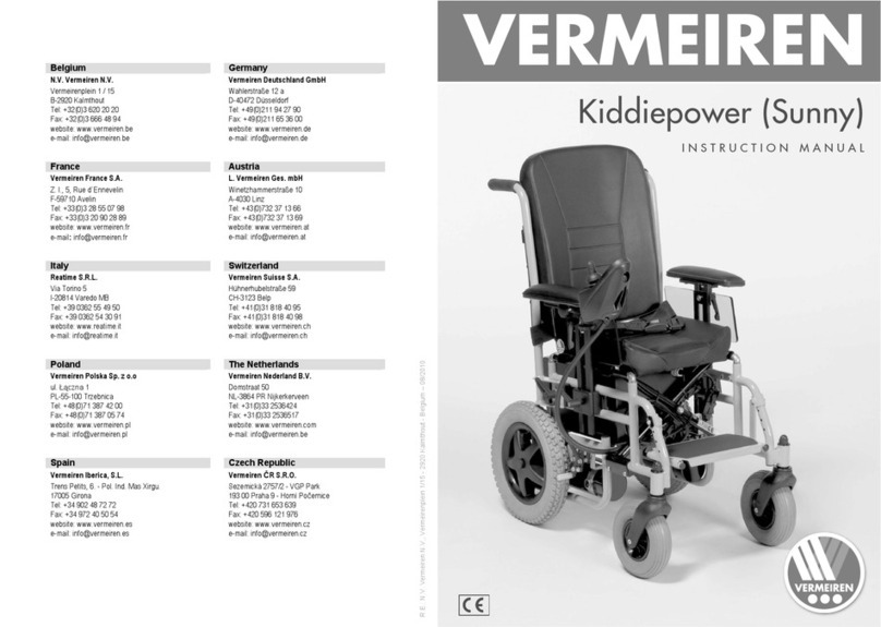Vermeiren Kiddiepower (Sunny) User manual Vermeiren Kiddiepower (Sunny) User manual