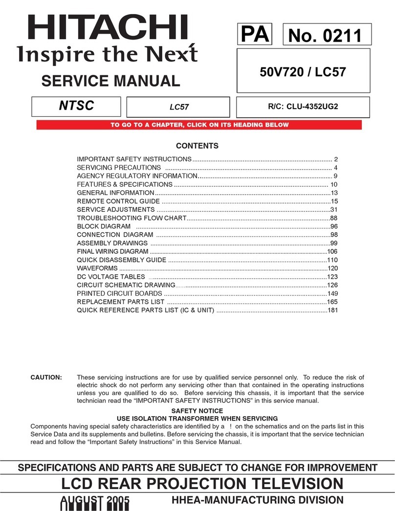 Hitachi LC57 User manual
