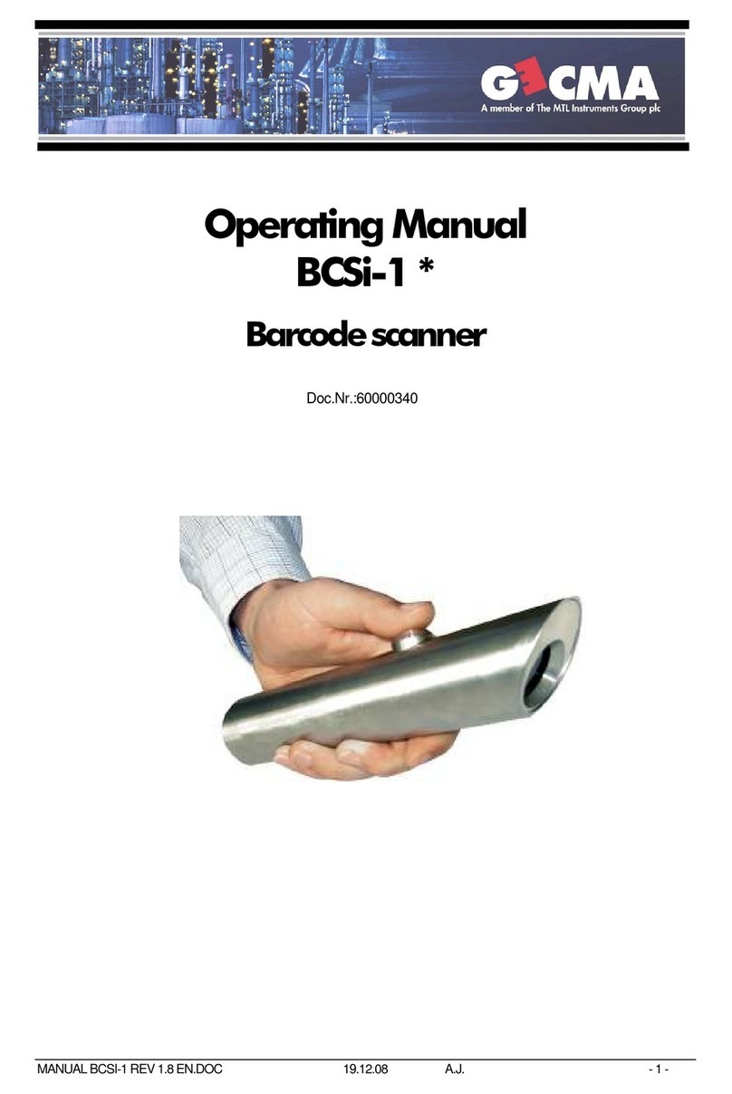 GECMA BCSi-1 series operating manual