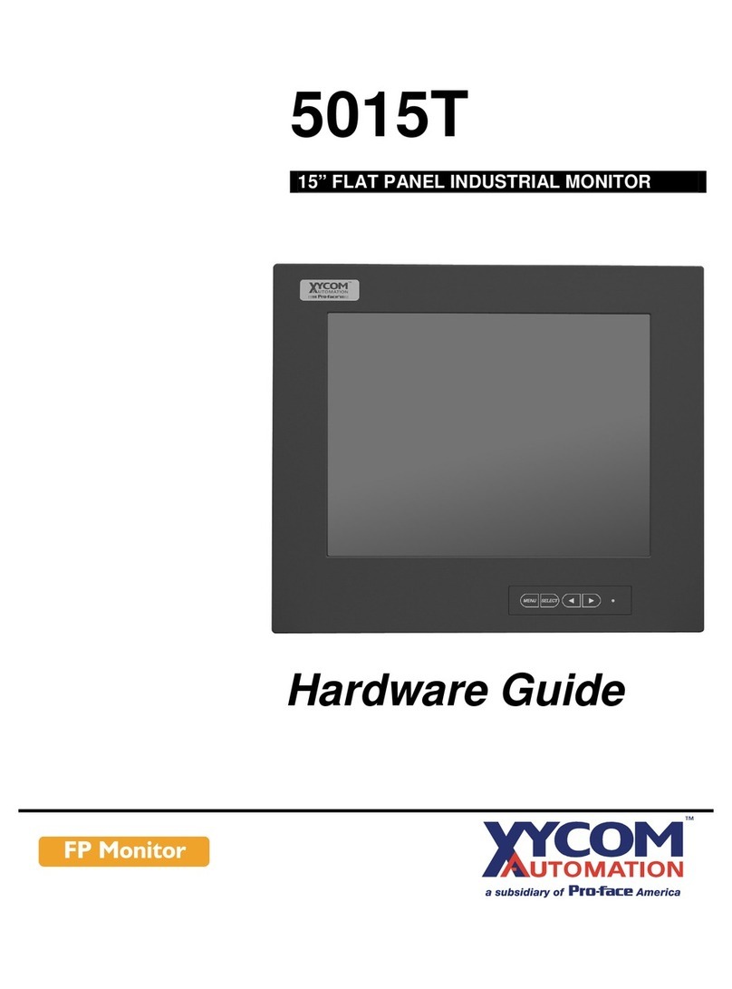 Xycom 5015T Installation instructions