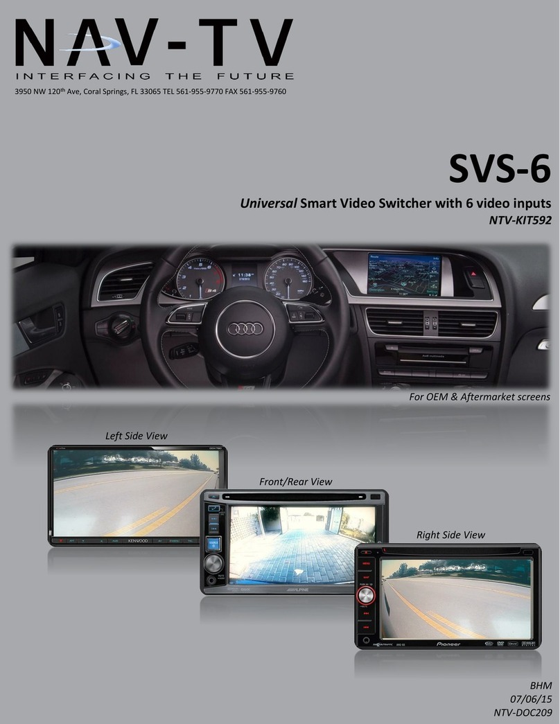 Nav TV SVS-6 Install manual