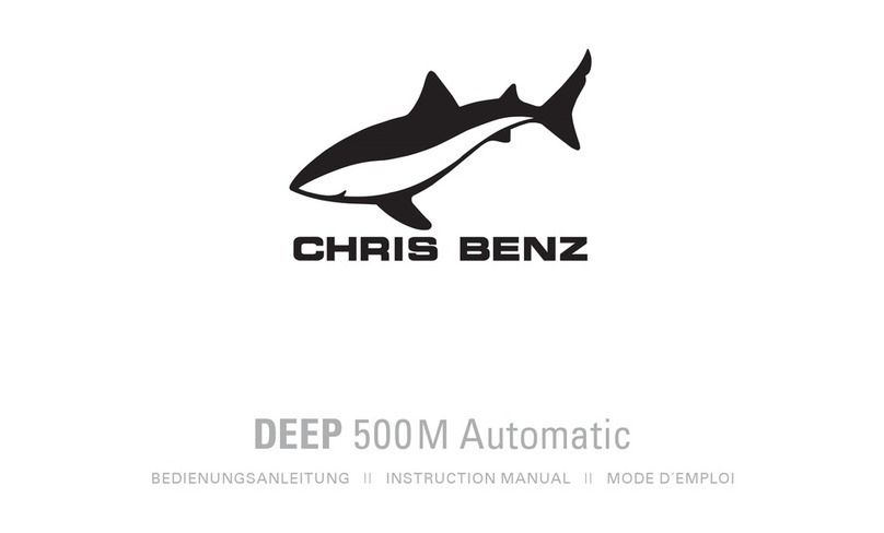 Chris Benz DEEP 500 M Automatic instruction manual