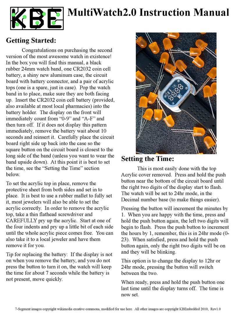 KBE MultiWatch2.0 instruction manual