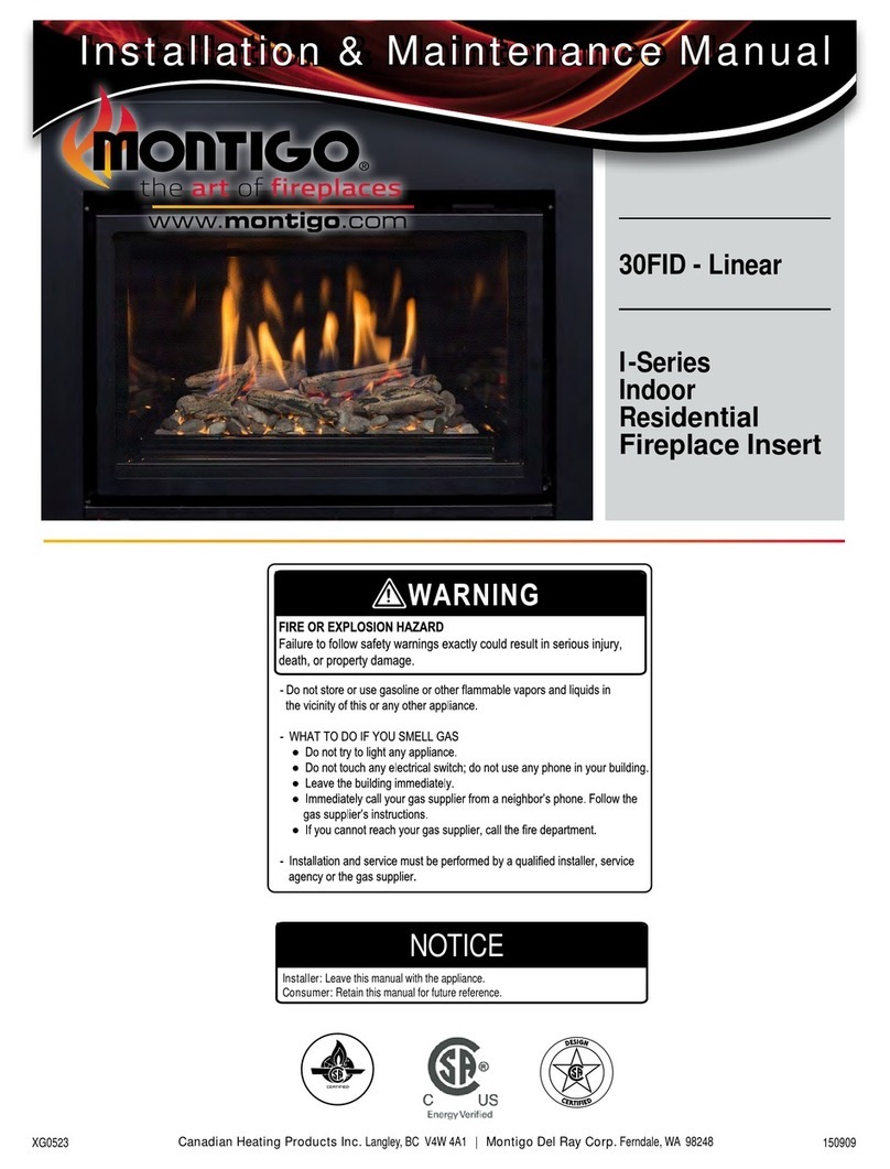 Montigo 30FID Traditional Instruction Manual