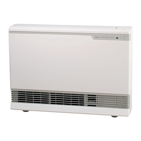Rinnai Energysaver RHFE-1004FTR Operating instructions