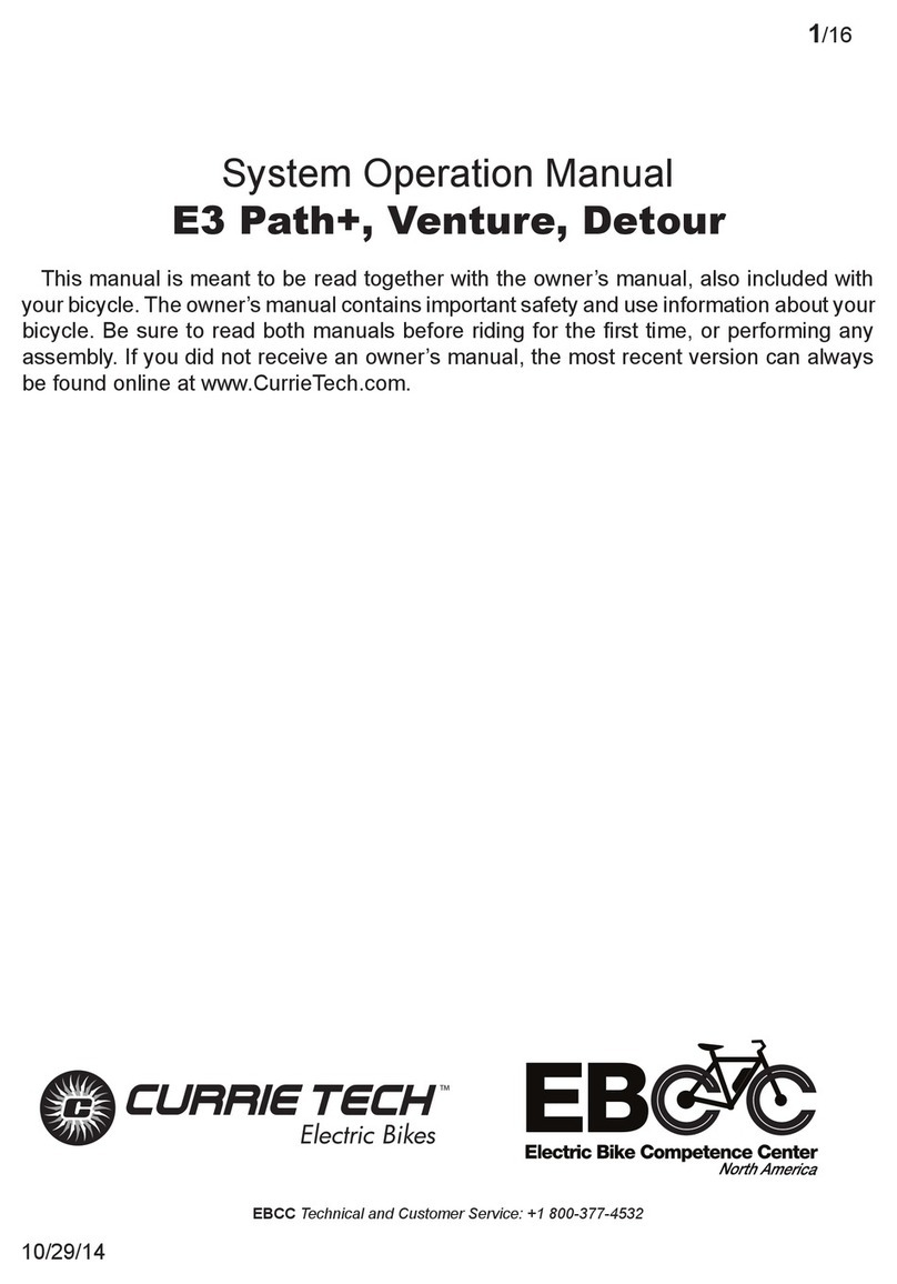 Currie tech E3 Path+ User manual