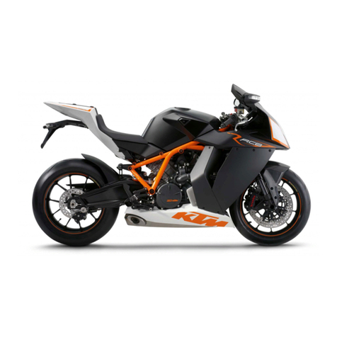 KTM 1190 RC8 R USA owner's manual