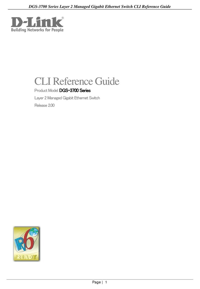 D-Link DGS-3700 Series User manual D-Link DGS-3700 Series User manual
