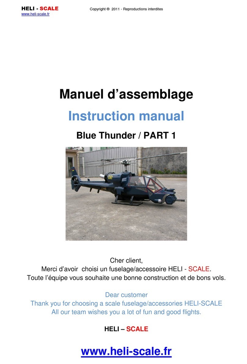 Heli-scale Blue Thunder 700 instruction manual