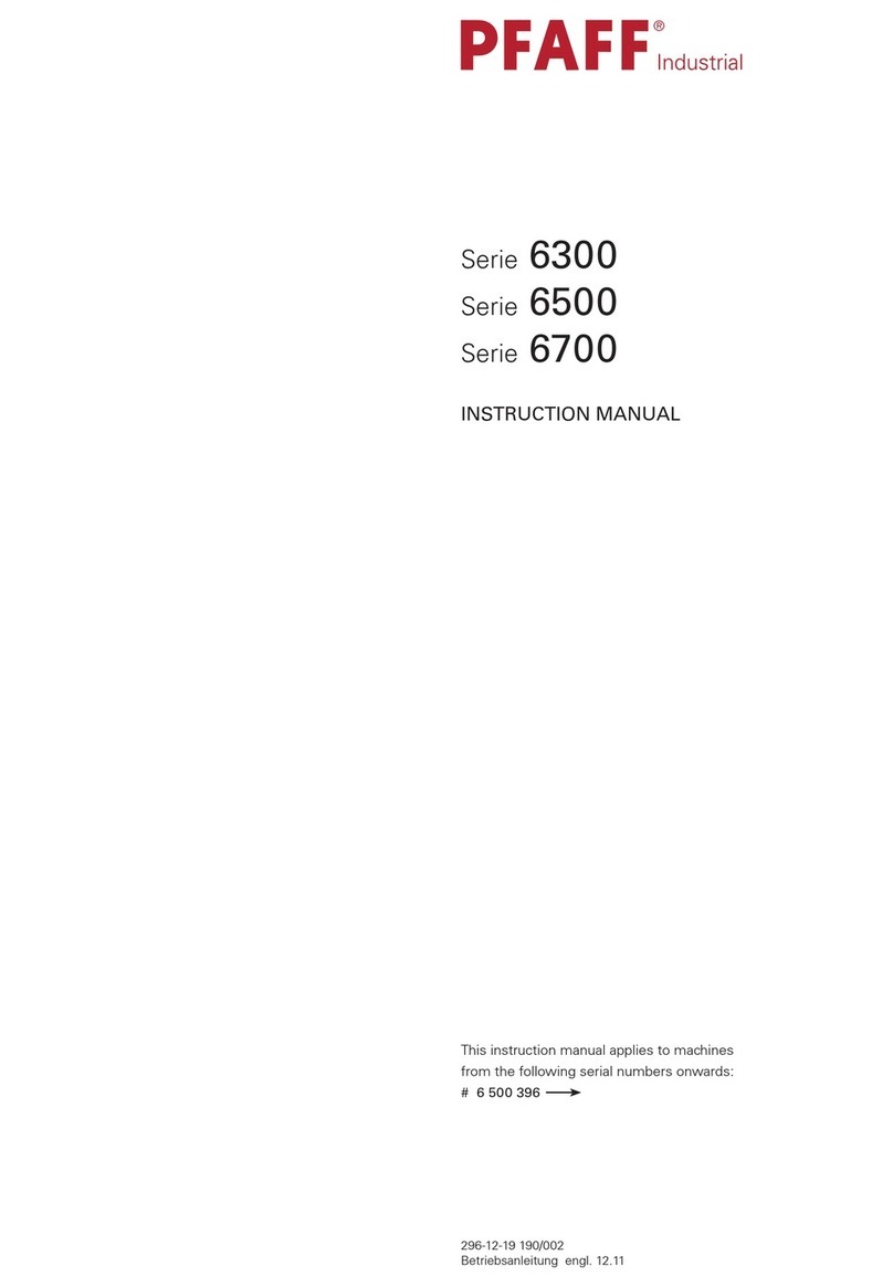 Pfaff 6500 Series instruction manual
