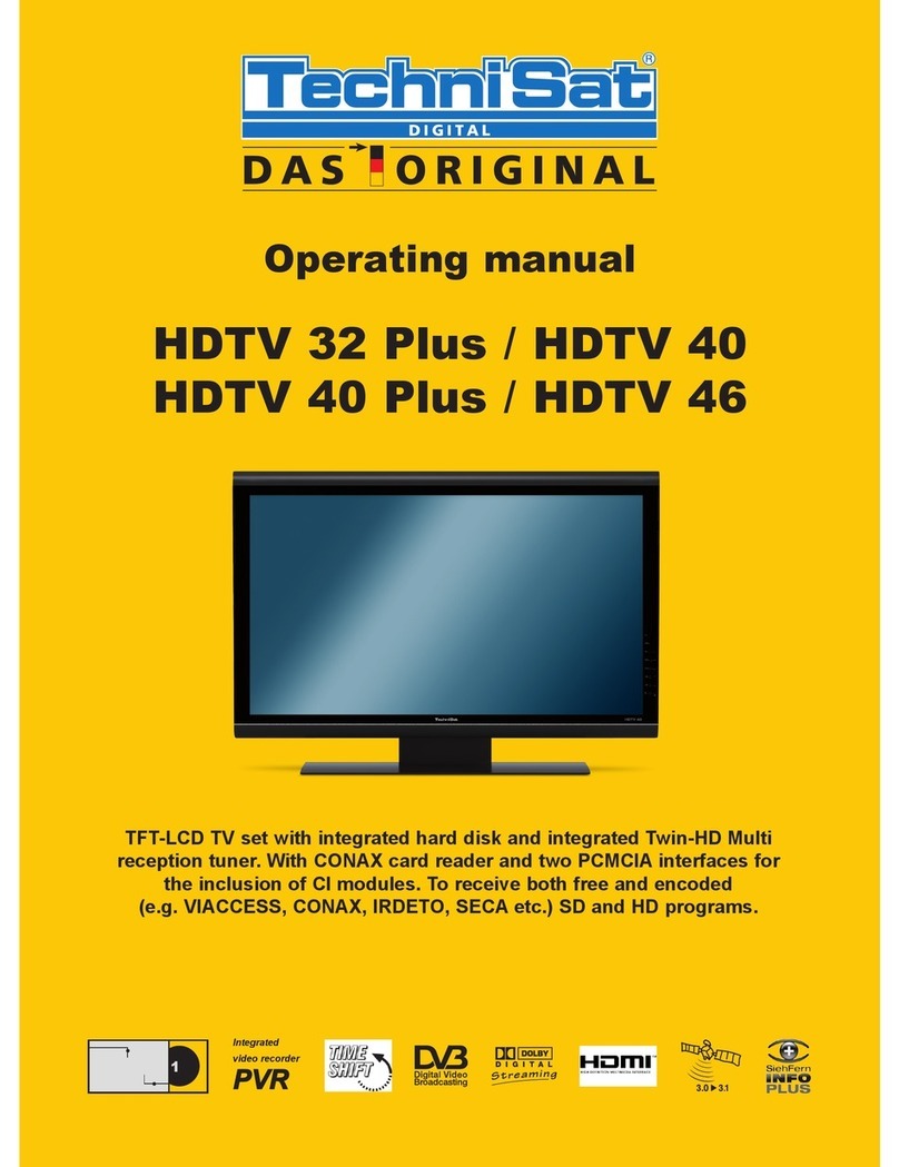 TechniSat HDTV 32 Plus User manual