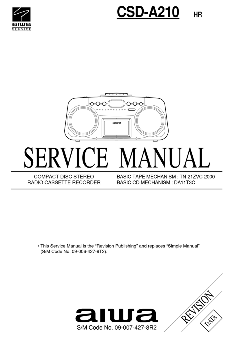 Aiwa CSD-A210 User manual