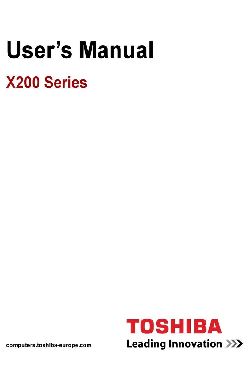 Toshiba X200 user manual