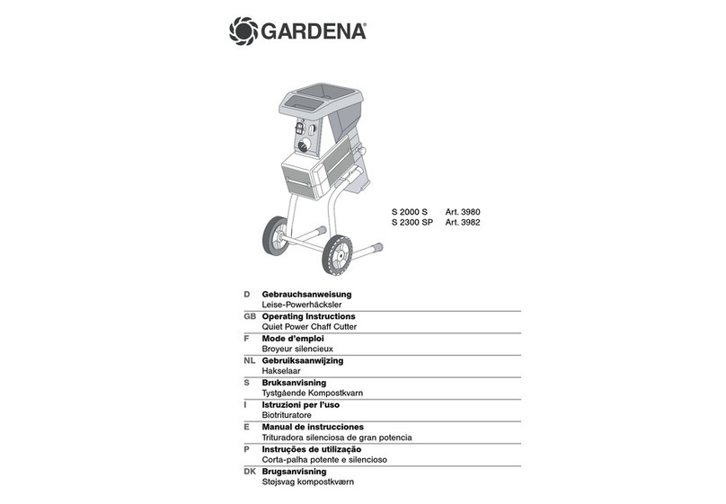 Gardena S 2000 S operating instructions
