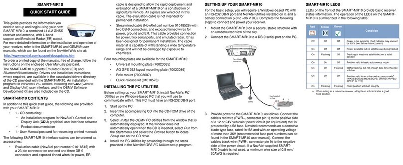 Novatel SMART-MR10 quick start guide