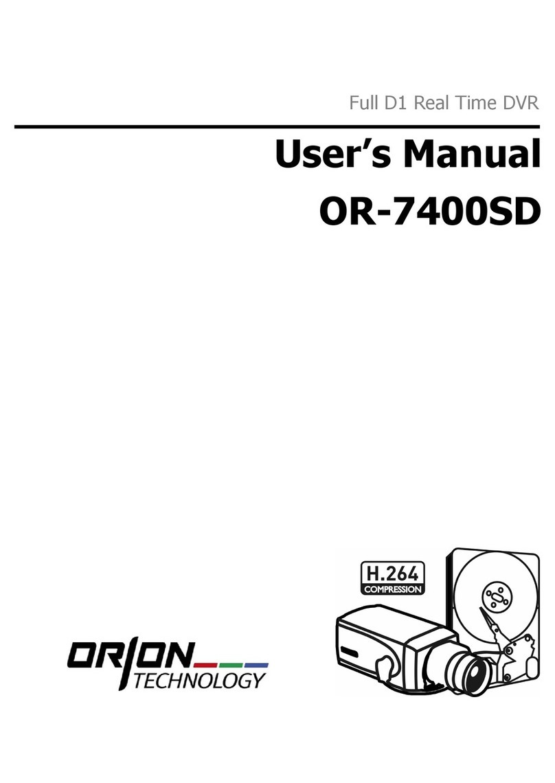 Orion Technology OR-7400SD user manual