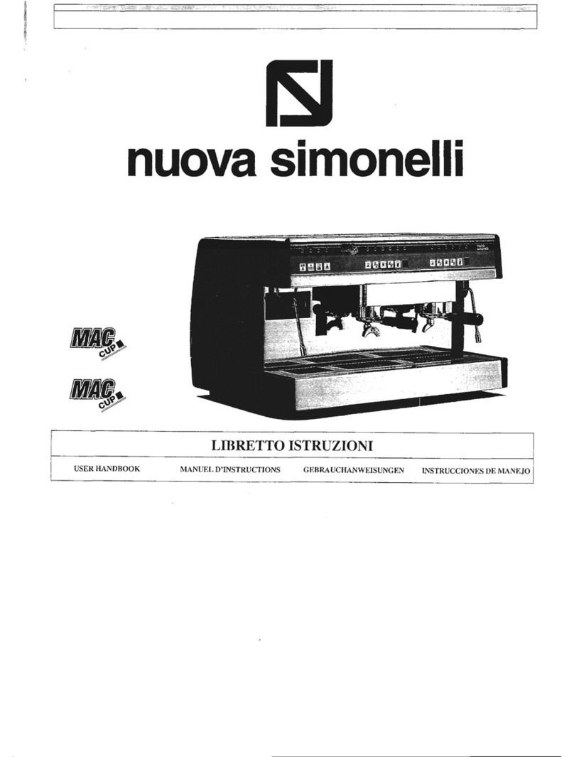 Nuova Simonelli Mac Cup V Instruction Manual