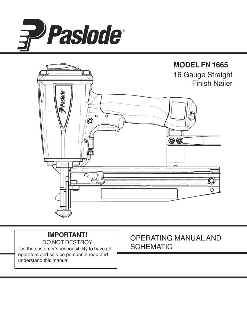Paslode FN 1665 User manual