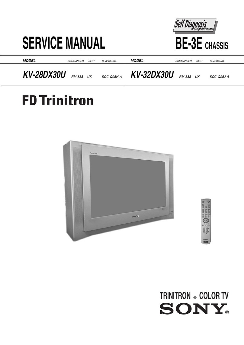 Sony Trinitron KV-28DX30U User manual