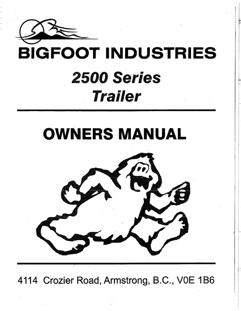 Bigfoot 2500 Series owner's manual