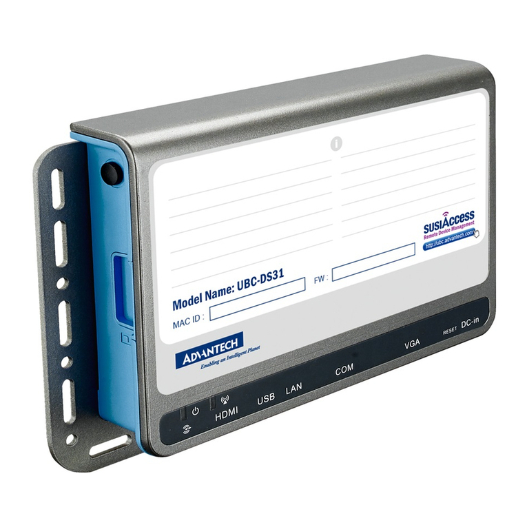 Advantech UBC-DS31 user manual