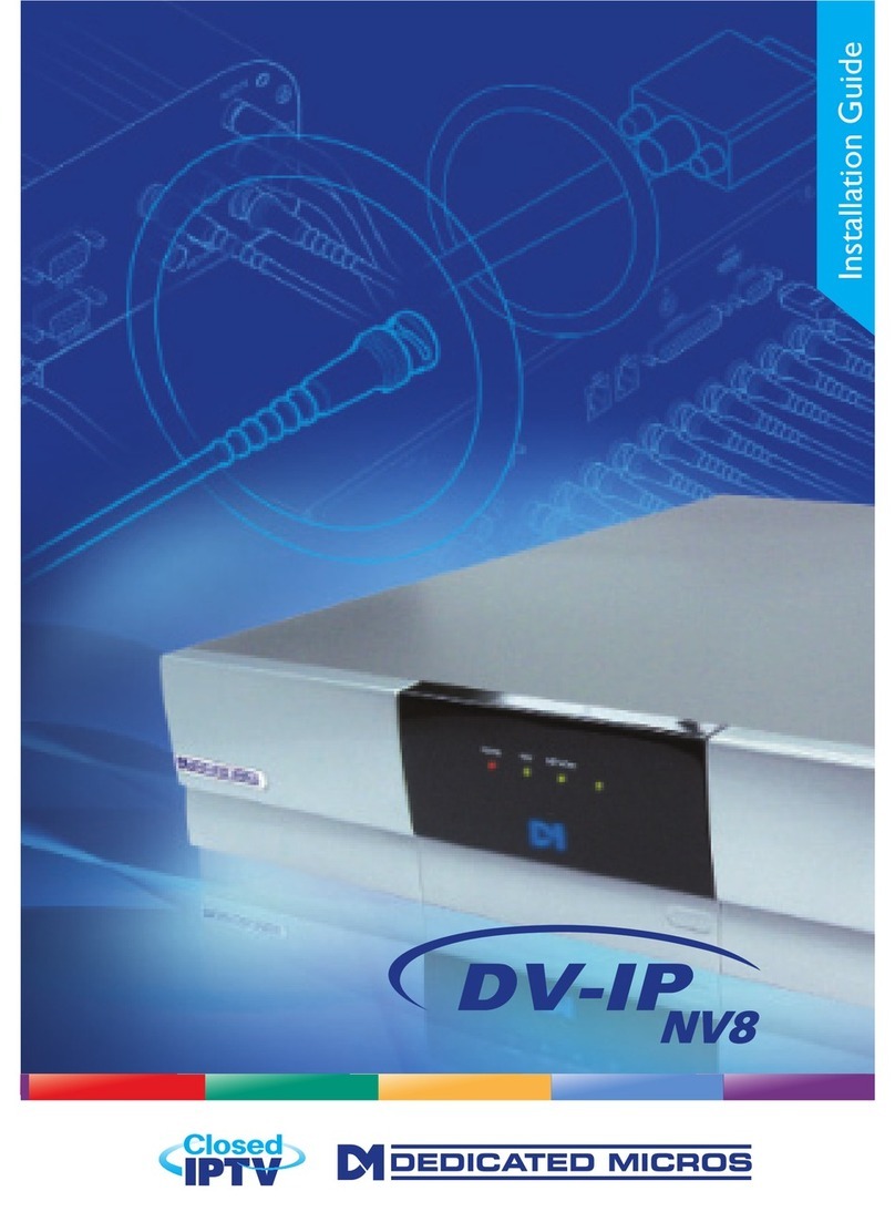 Dedicated Micros DV-IP NV8 installation guide
