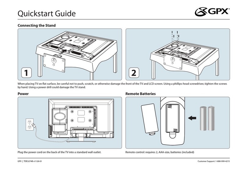 GPX TDE3245W User manual
