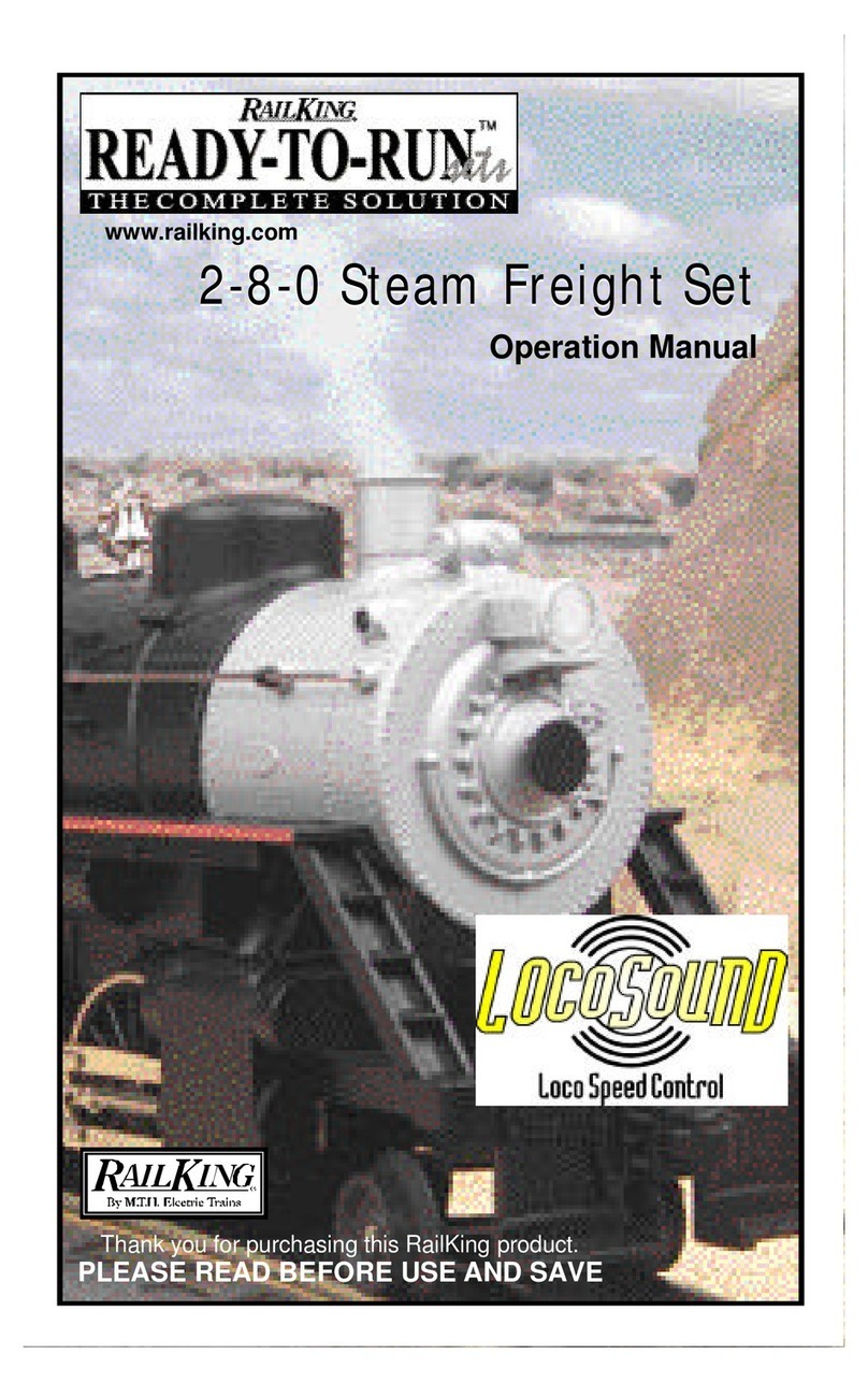 Rail King Ready-To-Run 2-8-0 Operation manual
