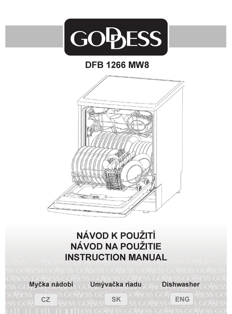 Goddess DFB 1266 MW8 instruction manual