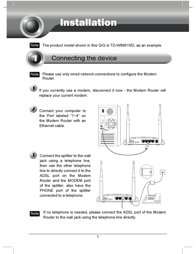 TP-Link TD-W8961NB User manual