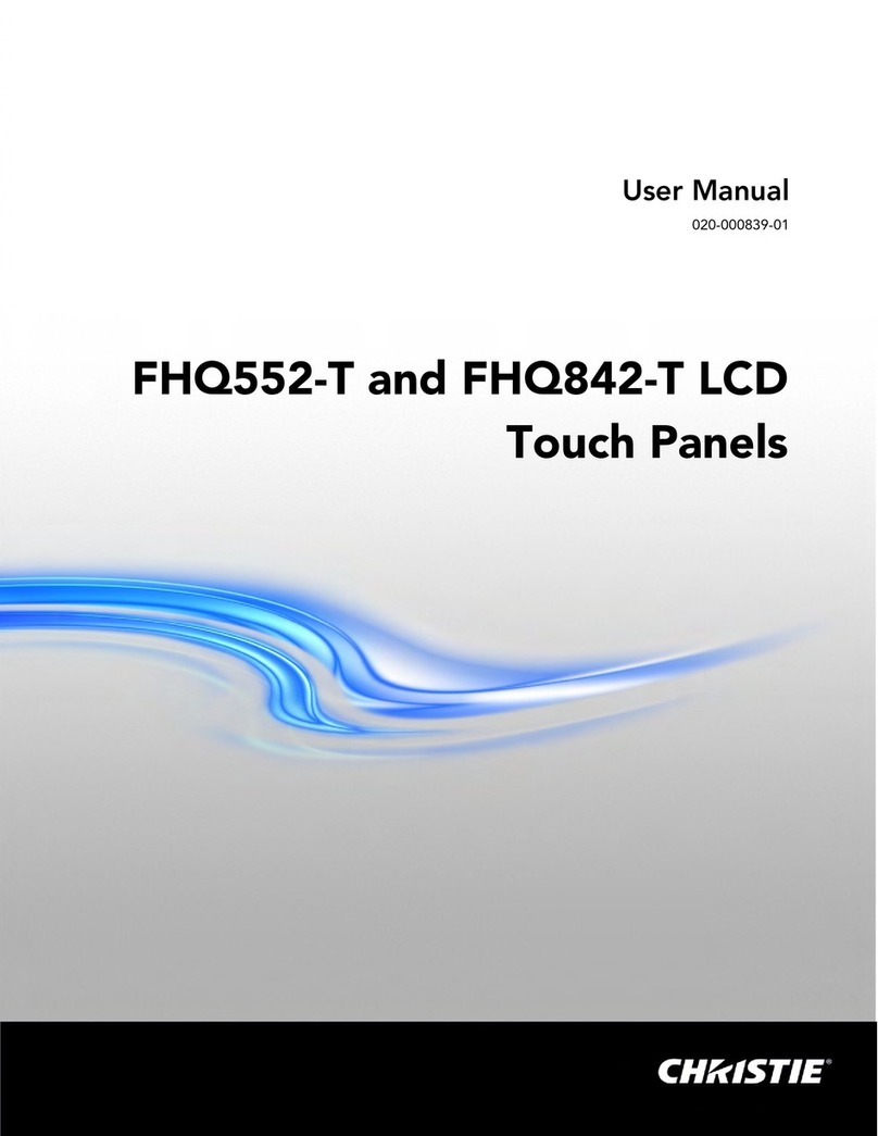 Christie FHQ552-T user manual