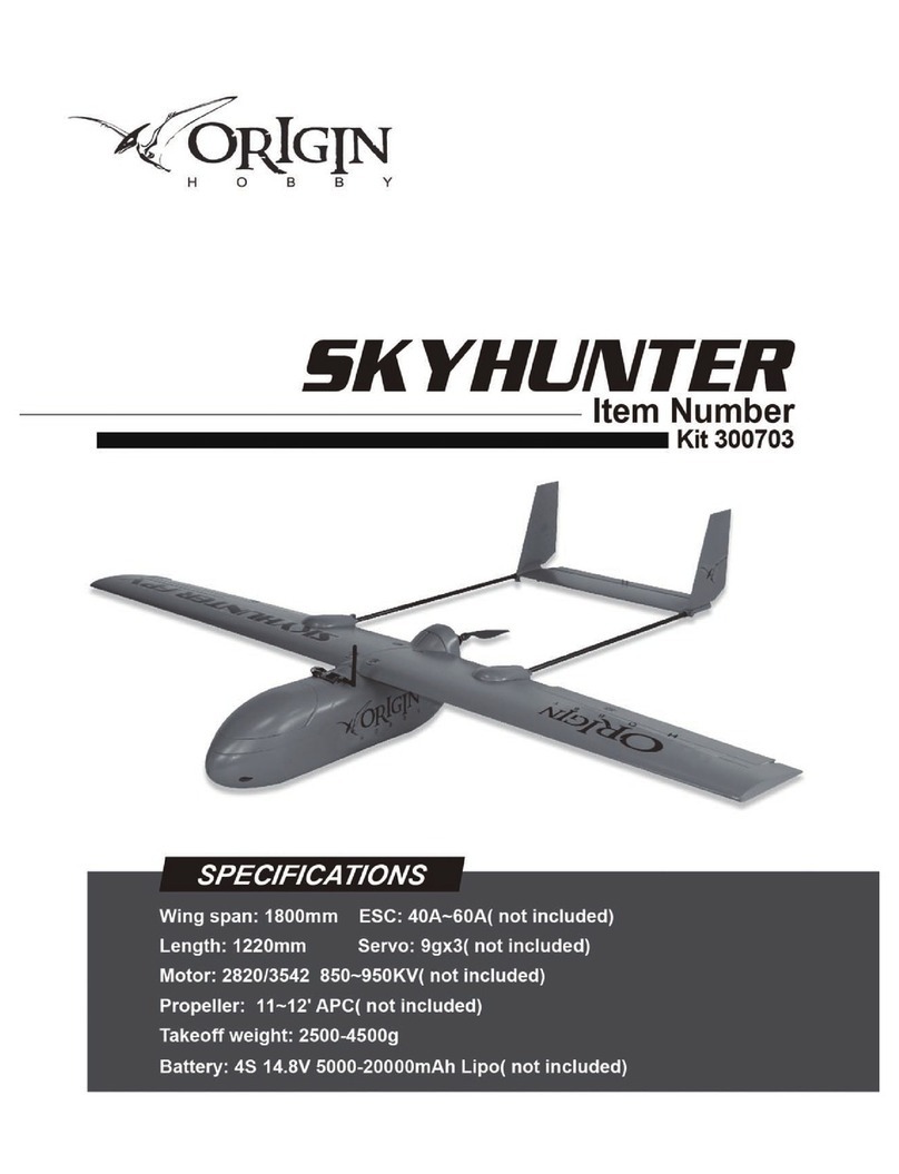 Origin Hobby SkyHunter 300703 User manual
