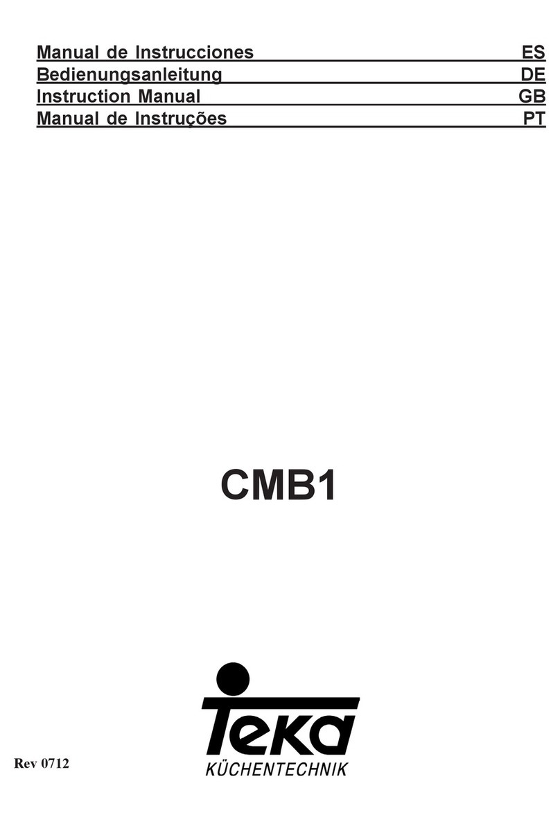 Teka CMB1 instruction manual