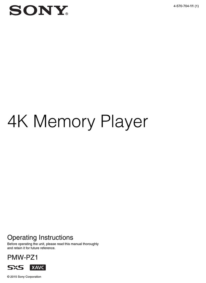Sony PMW-PZ1 operating instructions
