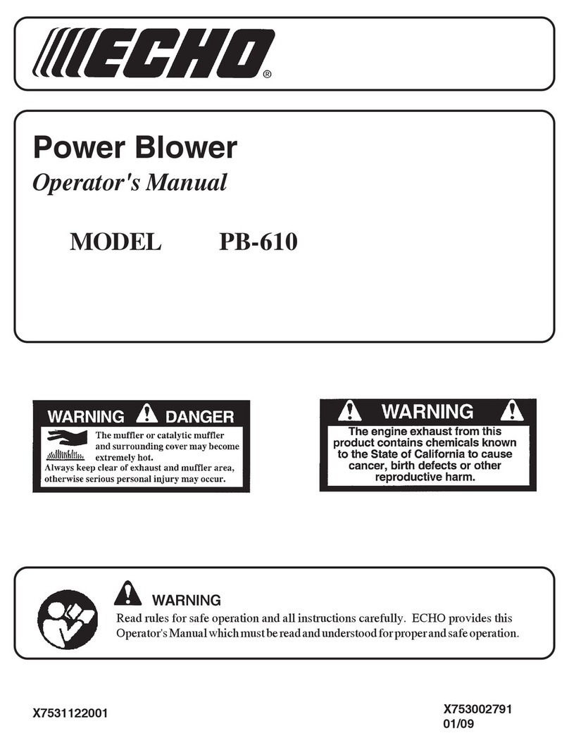 Echo PB-610 User manual