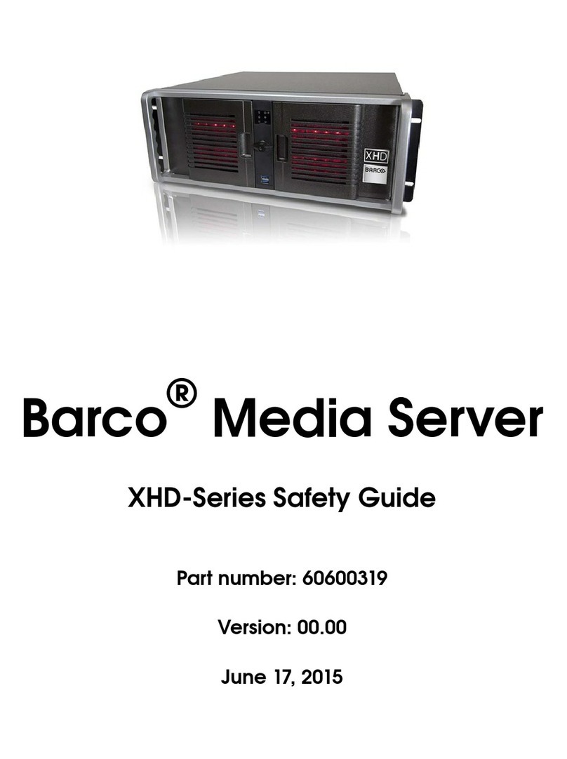 Barco XHD-Series Safety guide