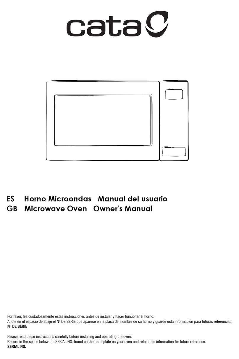 Cata MC 25 GTC BK owner's manual