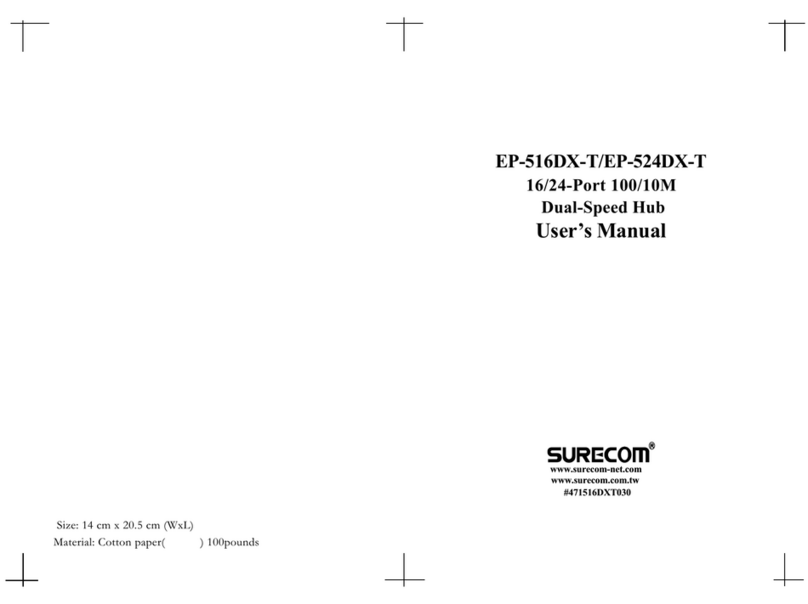 Surecom EP-516DX-T user manual Surecom EP-516DX-T user manual