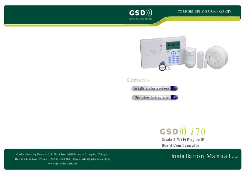 GSD GSD-i70 installation manual